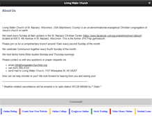 Tablet Screenshot of livingwaterchurchstn.org